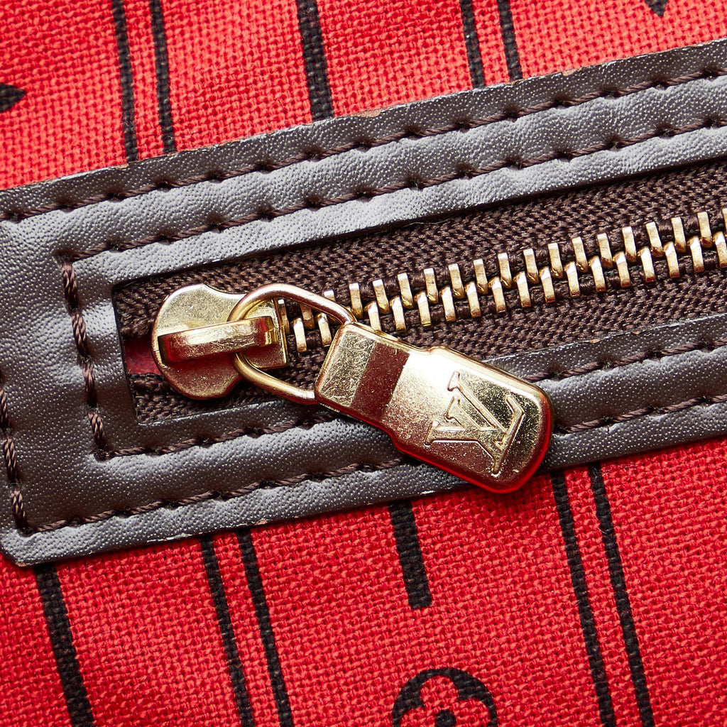 Louis Vuitton Damier Ebene Neverfull MM (SHG-YNZgLC)