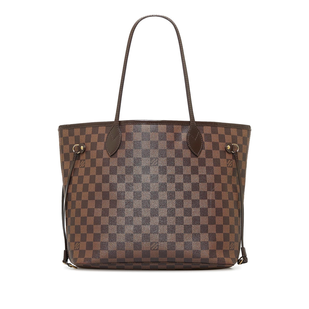 Louis Vuitton Damier Ebene Neverfull MM (SHG-YNZgLC)