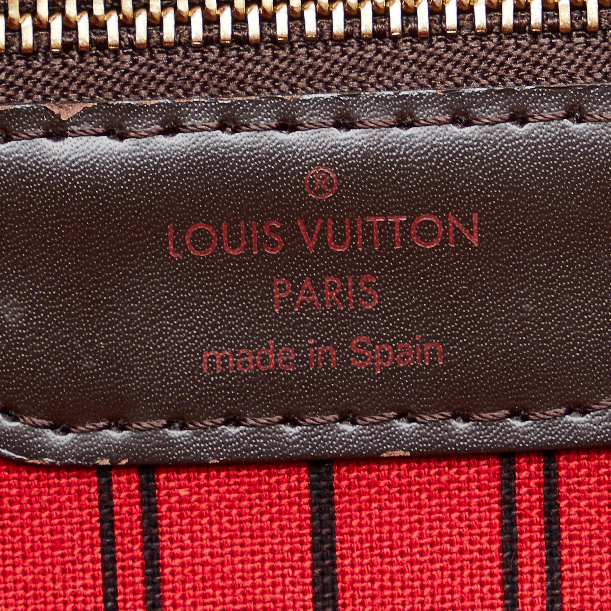 Louis Vuitton Damier Ebene Neverfull MM (SHG-YNZgLC)