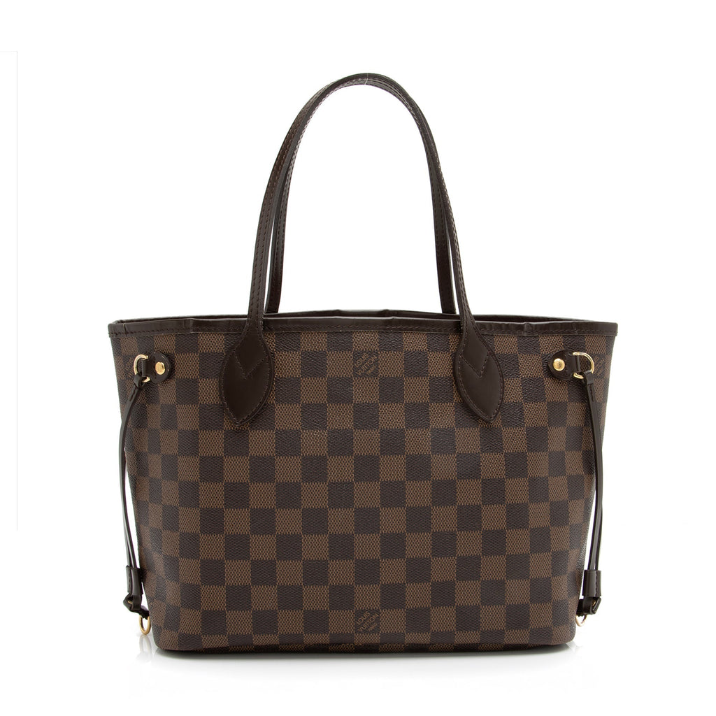 Louis Vuitton Damier Ebene Neverfull PM Tote (SHF-23431)