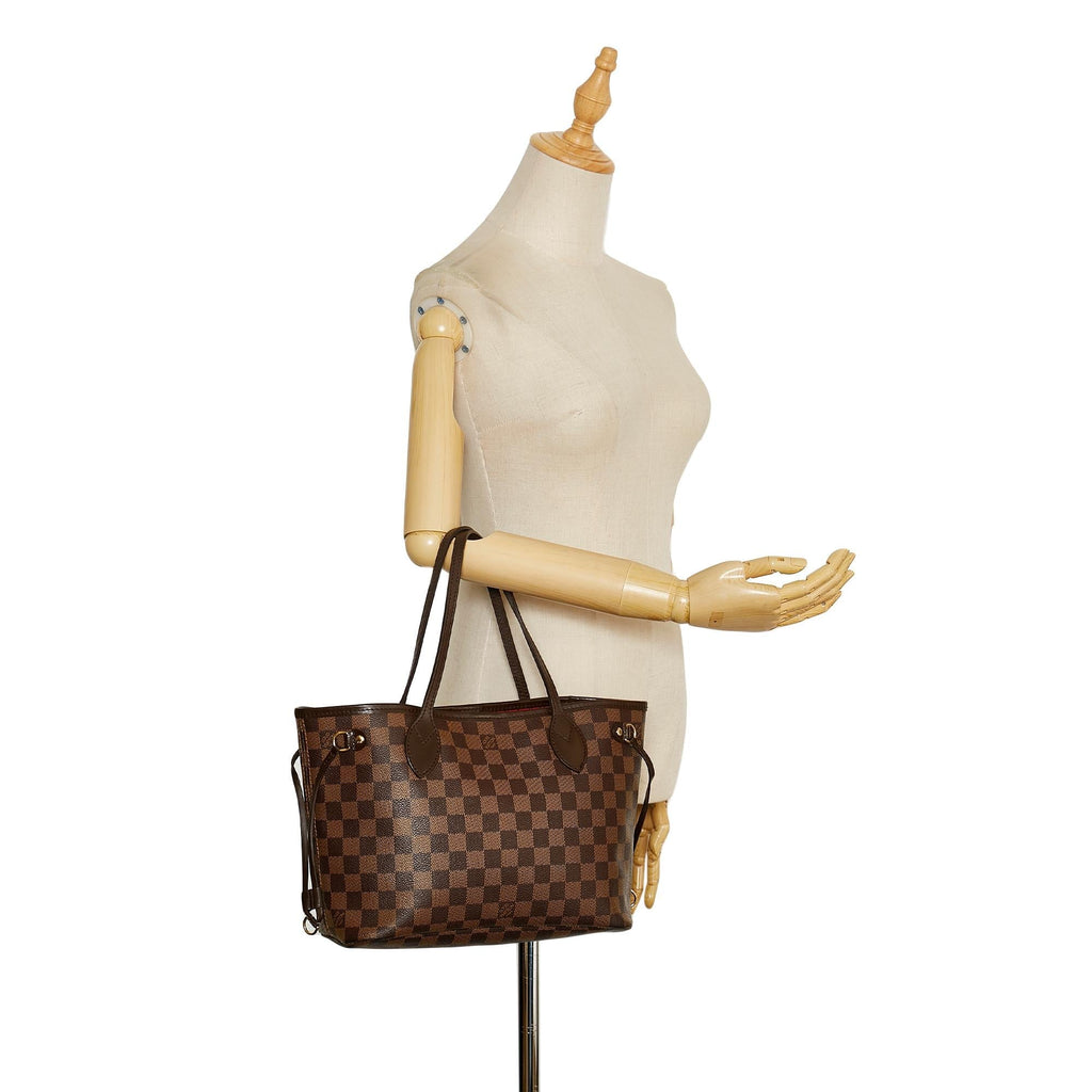 Louis Vuitton Damier Ebene Neverfull PM (SHG-35424)