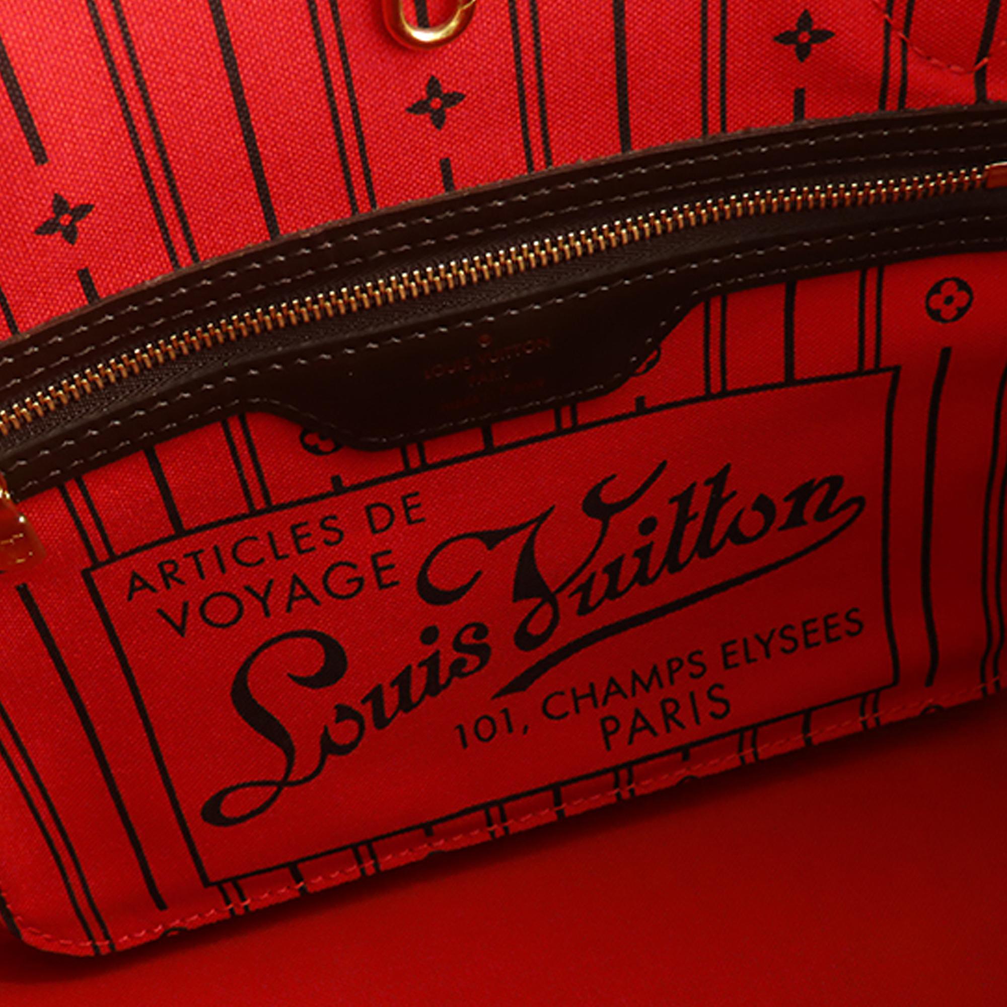 Louis Vuitton Damier Ebene Neverfull PM (SHG-35426)