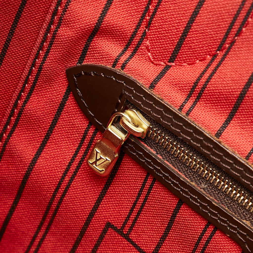 Louis Vuitton Damier Ebene Neverfull PM Tote (SHG-35984)