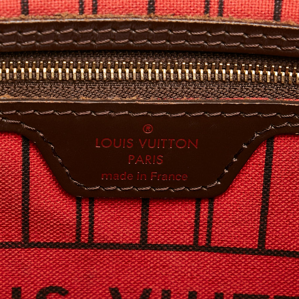 Louis Vuitton Damier Ebene Neverfull PM Tote (SHG-35984)