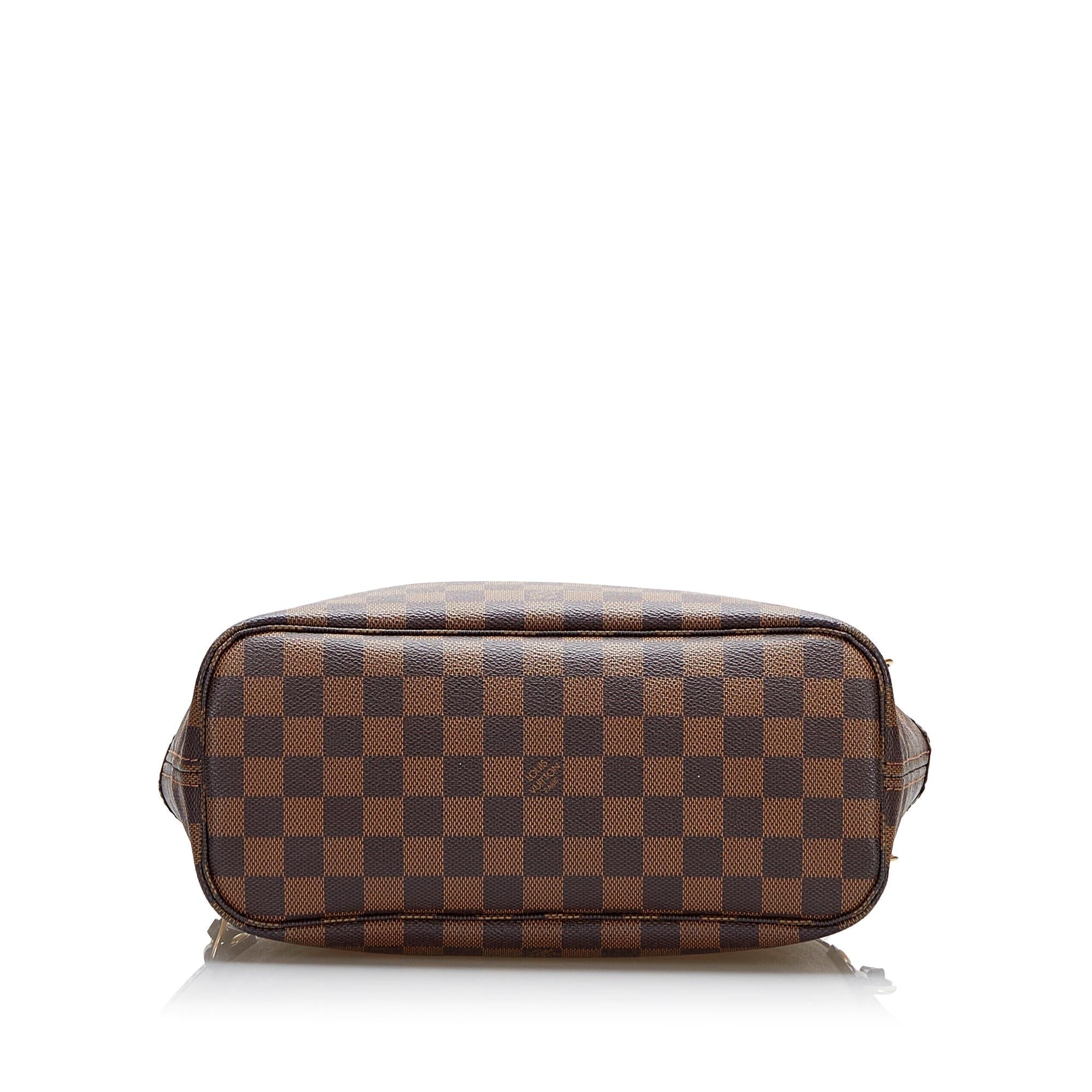 Louis Vuitton Damier Ebene Neverfull PM (SHG-36383)
