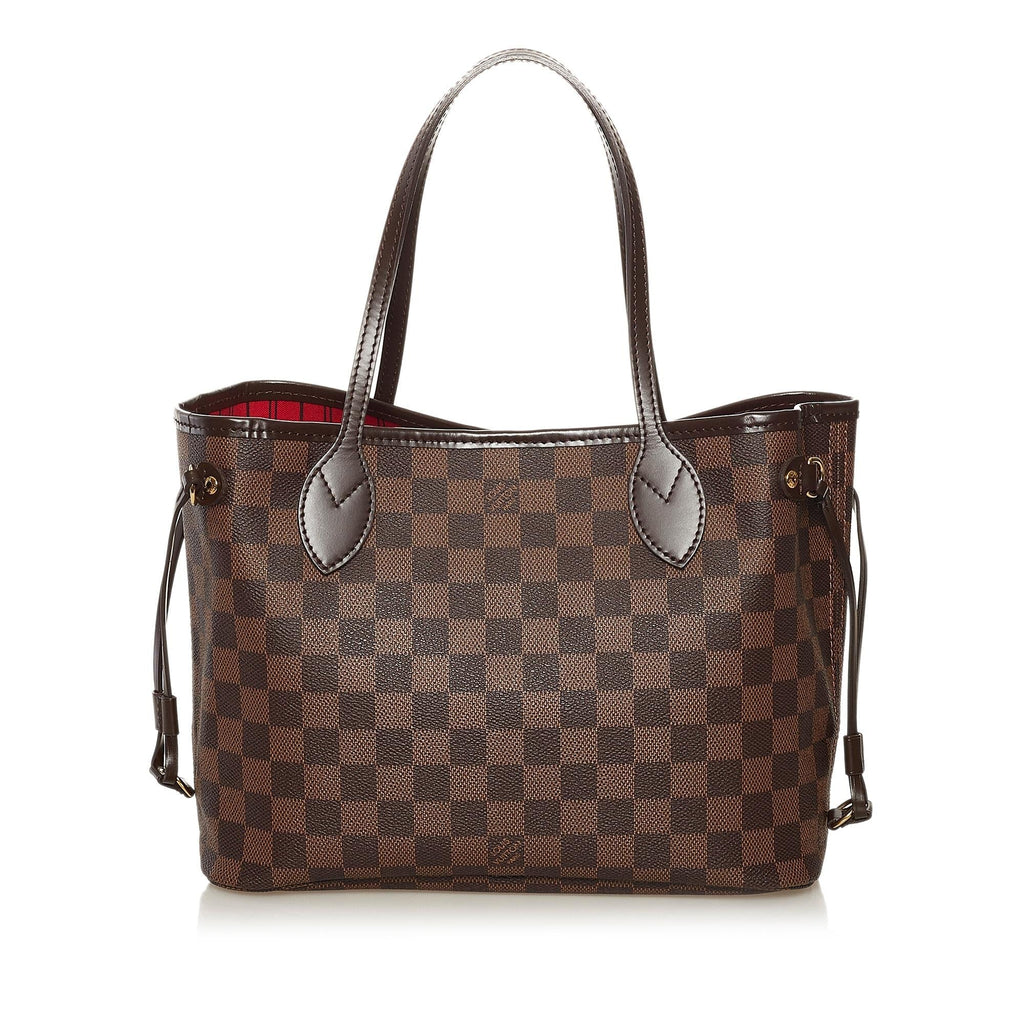 Louis Vuitton Damier Ebene Neverfull PM (SHG-36721)