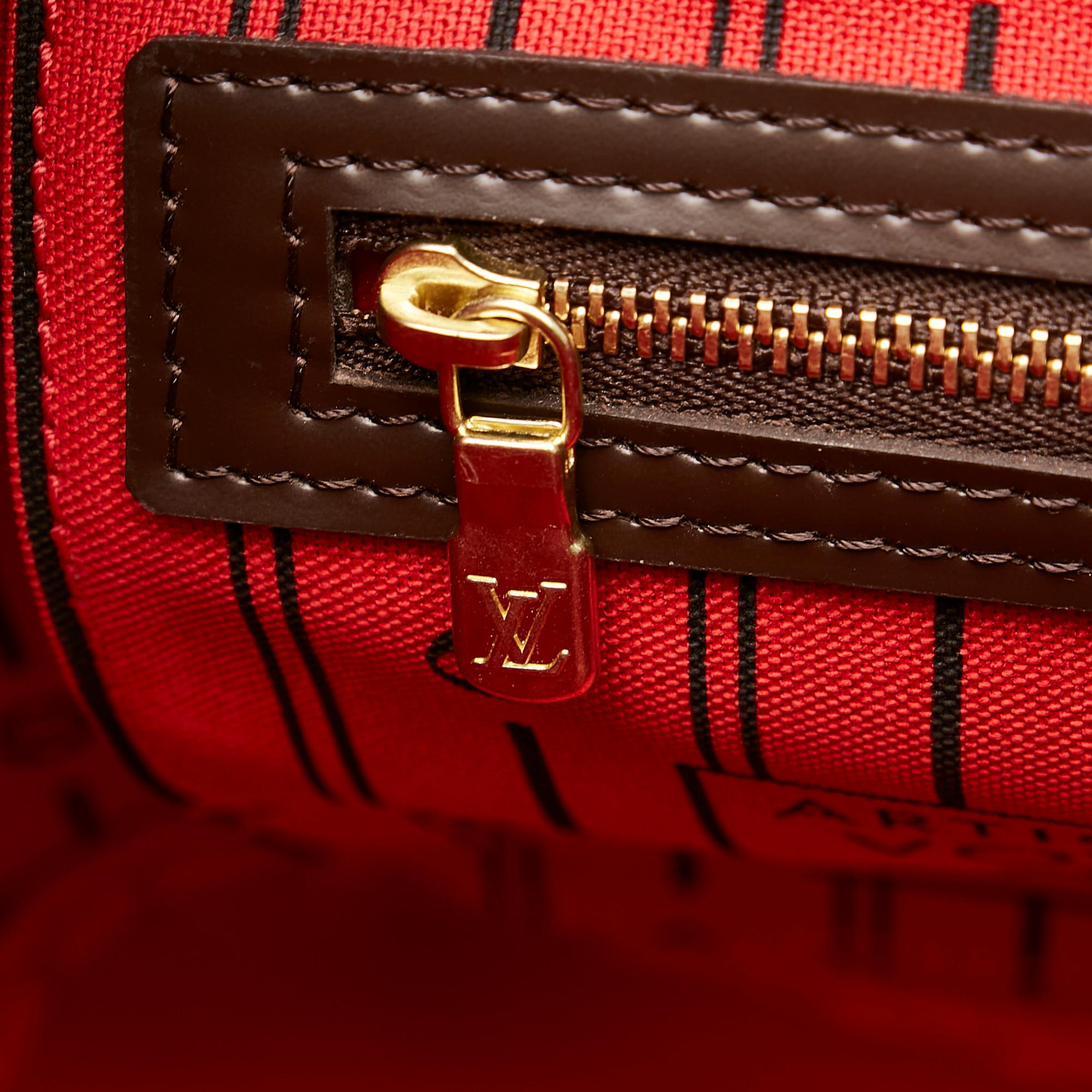Louis Vuitton Damier Ebene Neverfull PM (SHG-36721)