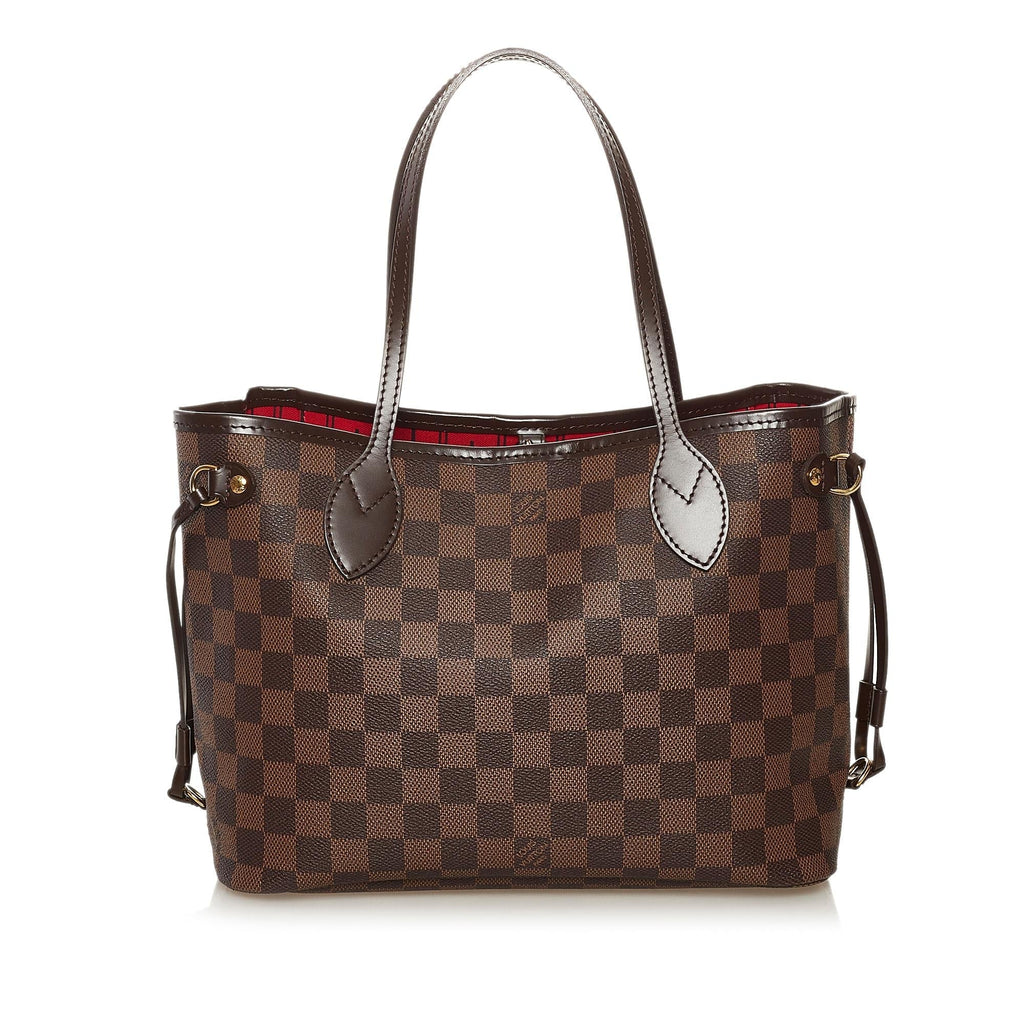 Louis Vuitton Damier Ebene Neverfull PM (SHG-36721)