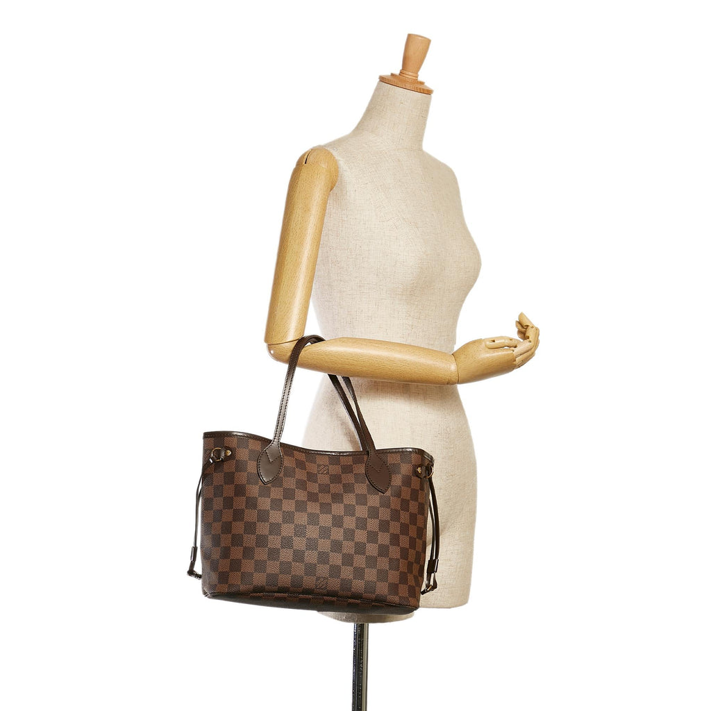 Louis Vuitton Damier Ebene Neverfull PM (SHG-36721)