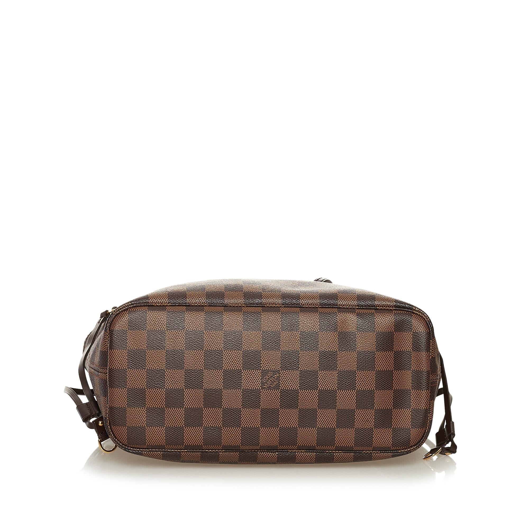 Louis Vuitton Damier Ebene Neverfull PM (SHG-36729)