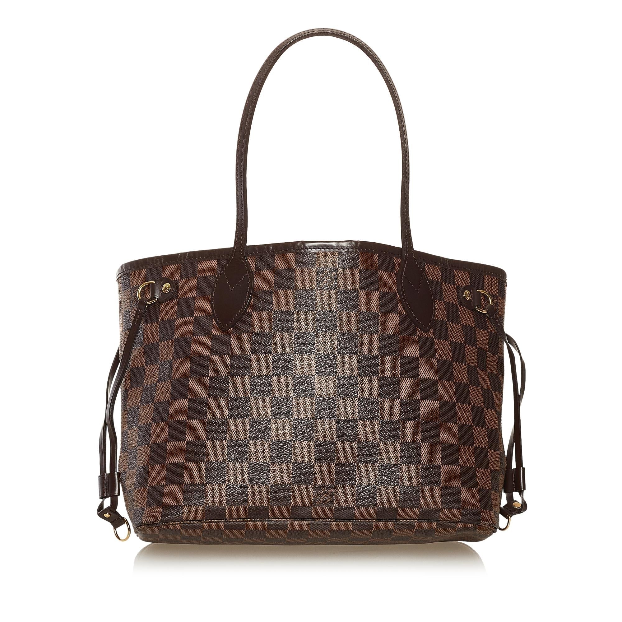 Louis Vuitton Damier Ebene Neverfull PM (SHG-36729)