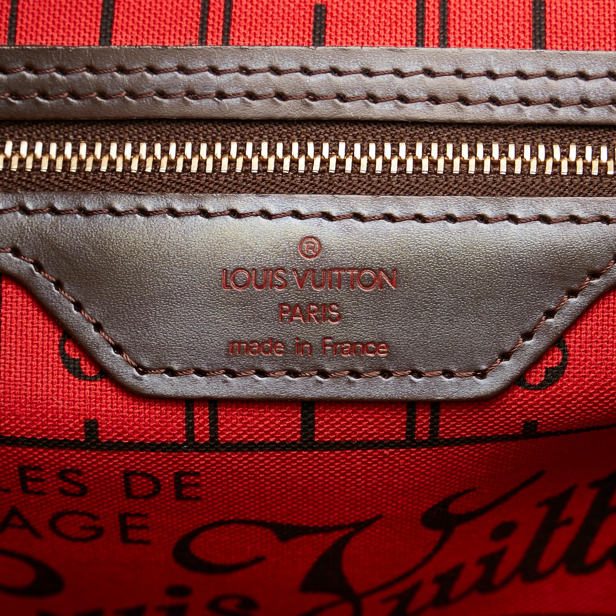 Louis Vuitton Damier Ebene Neverfull PM (SHG-36729)