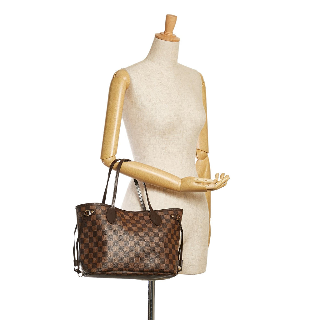 Louis Vuitton Damier Ebene Neverfull PM (SHG-36729)
