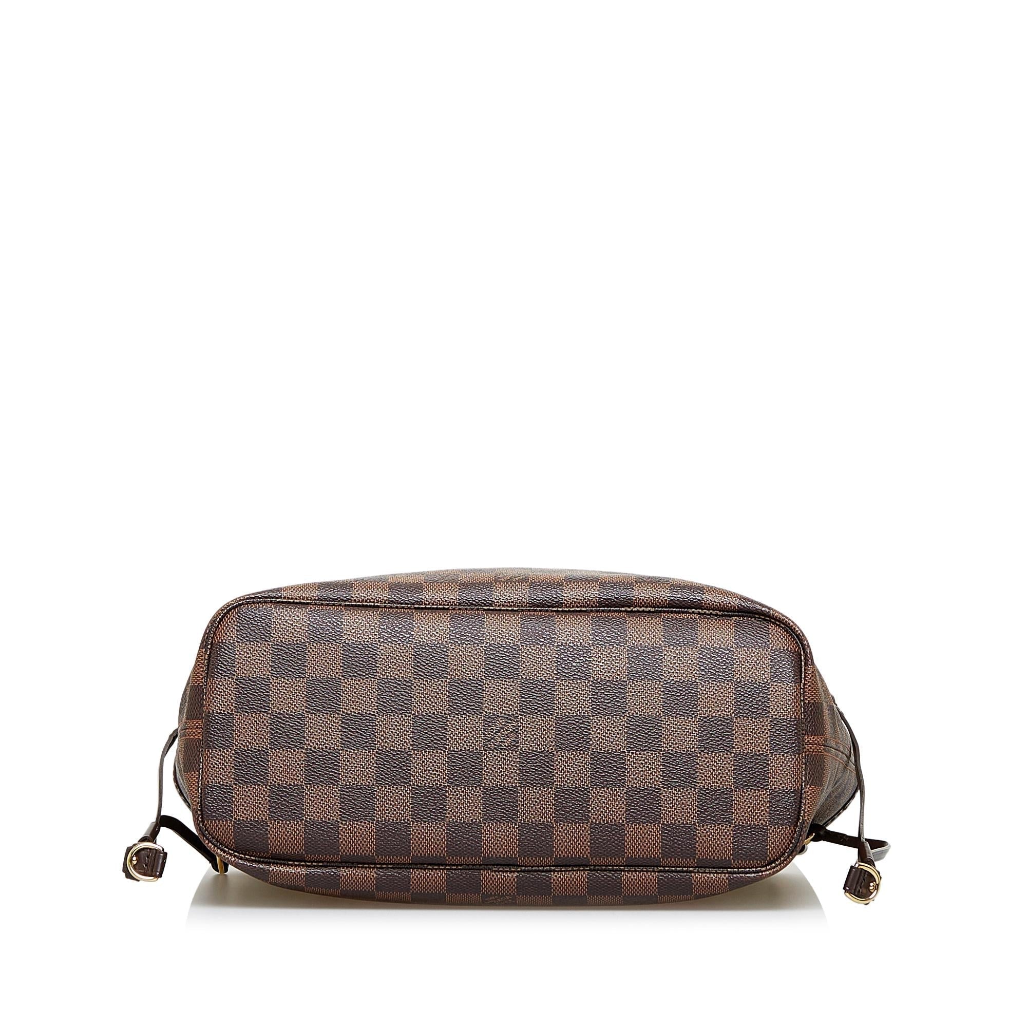 Louis Vuitton Damier Ebene Neverfull PM (SHG-piwJbU)