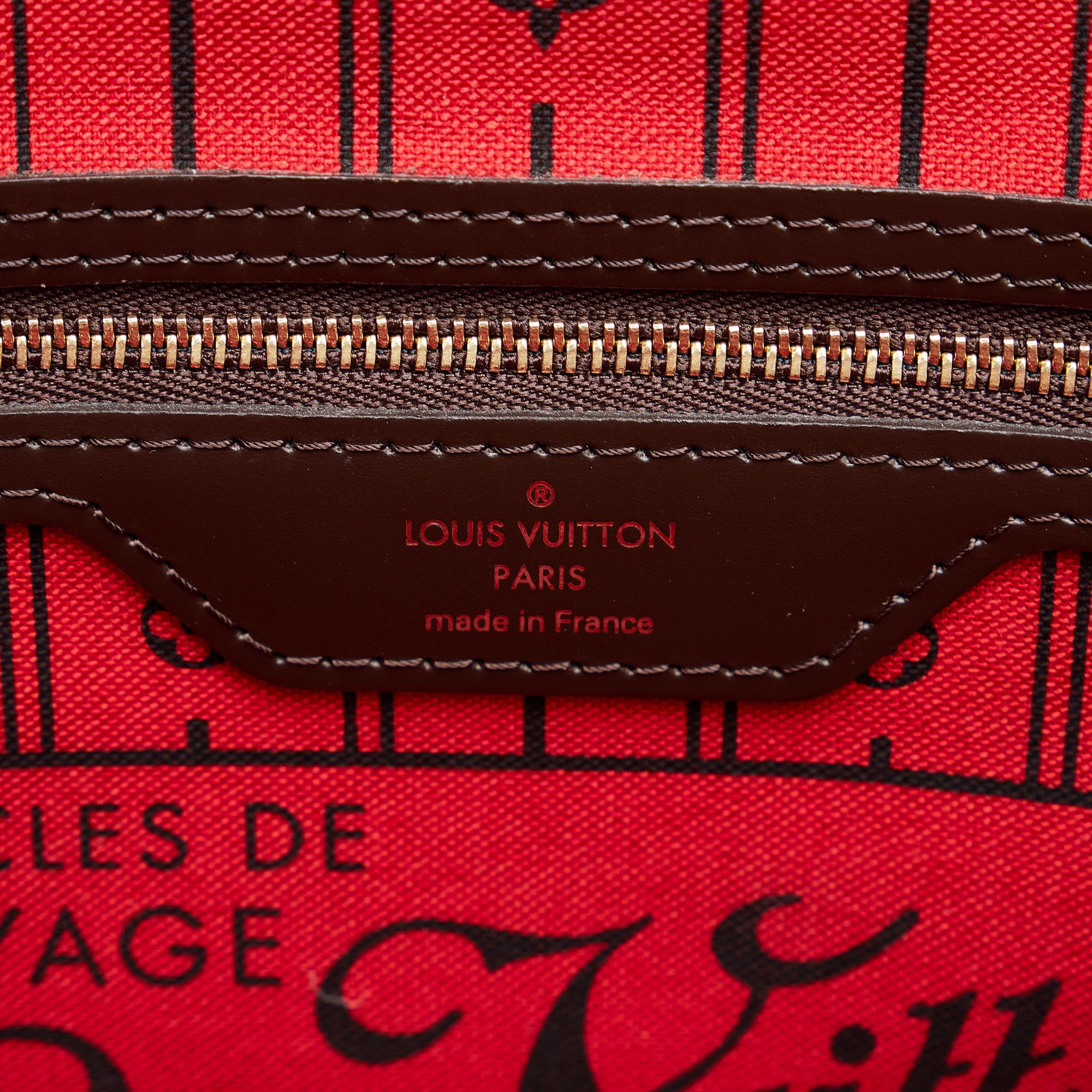 Louis Vuitton Damier Ebene Neverfull PM (SHG-piwJbU)