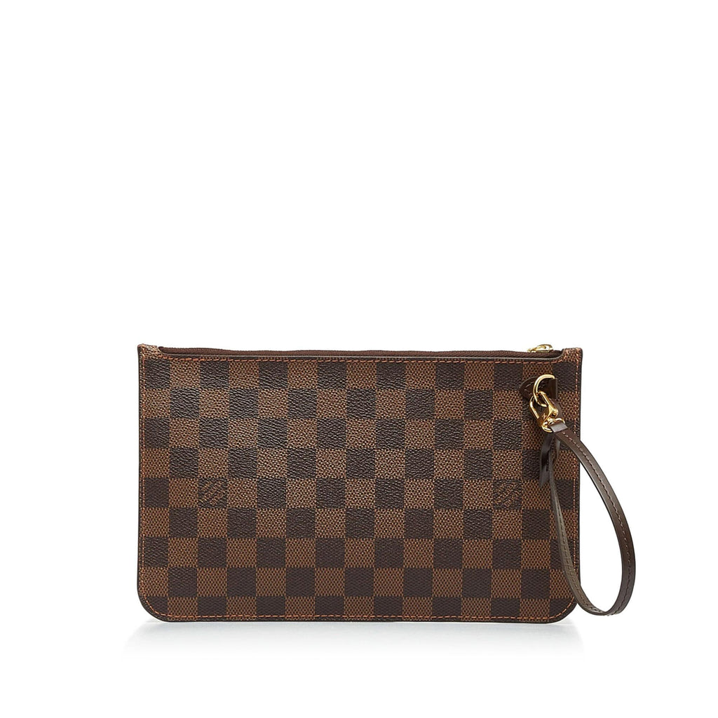 Louis Vuitton Damier Ebene Neverfull Pochette (SHG-1SOOP1)