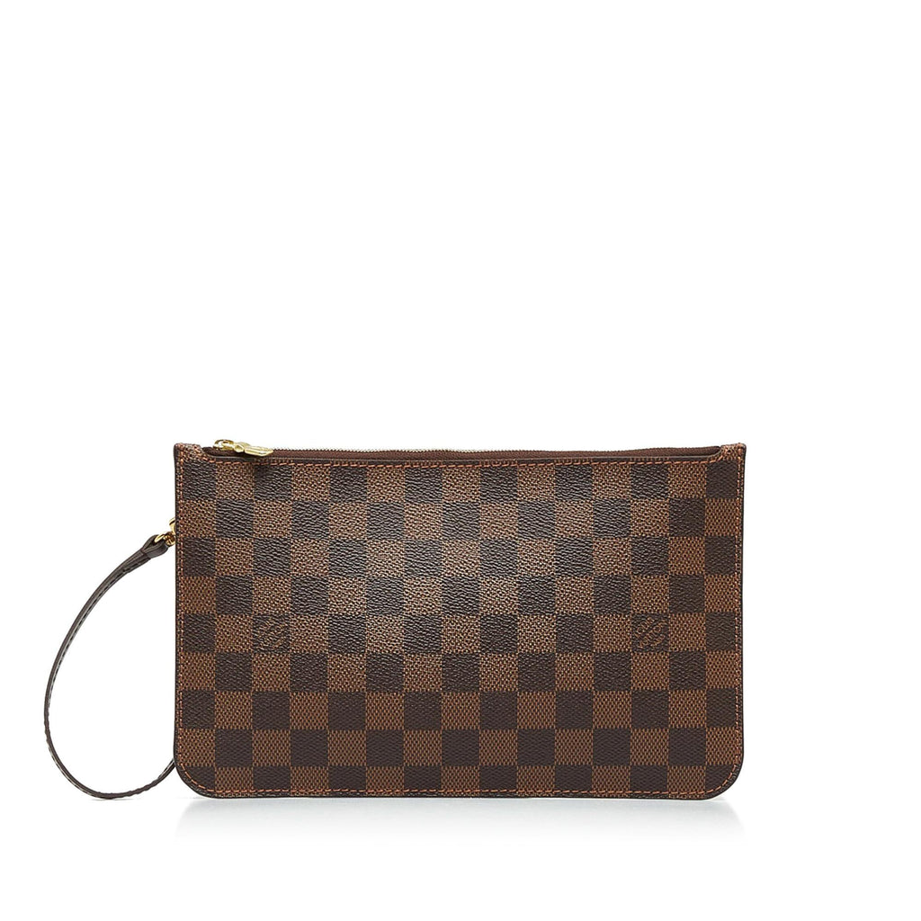Louis Vuitton Damier Ebene Neverfull Pochette (SHG-1SOOP1)