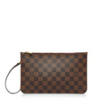Louis Vuitton Damier Ebene Neverfull Pochette (SHG-1SOOP1)