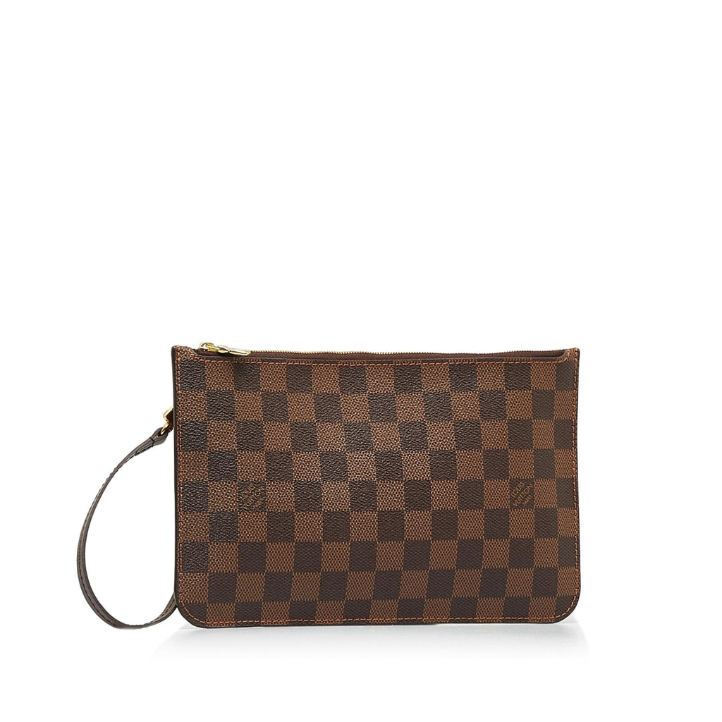 Louis Vuitton Damier Ebene Neverfull Pochette (SHG-1SOOP1)