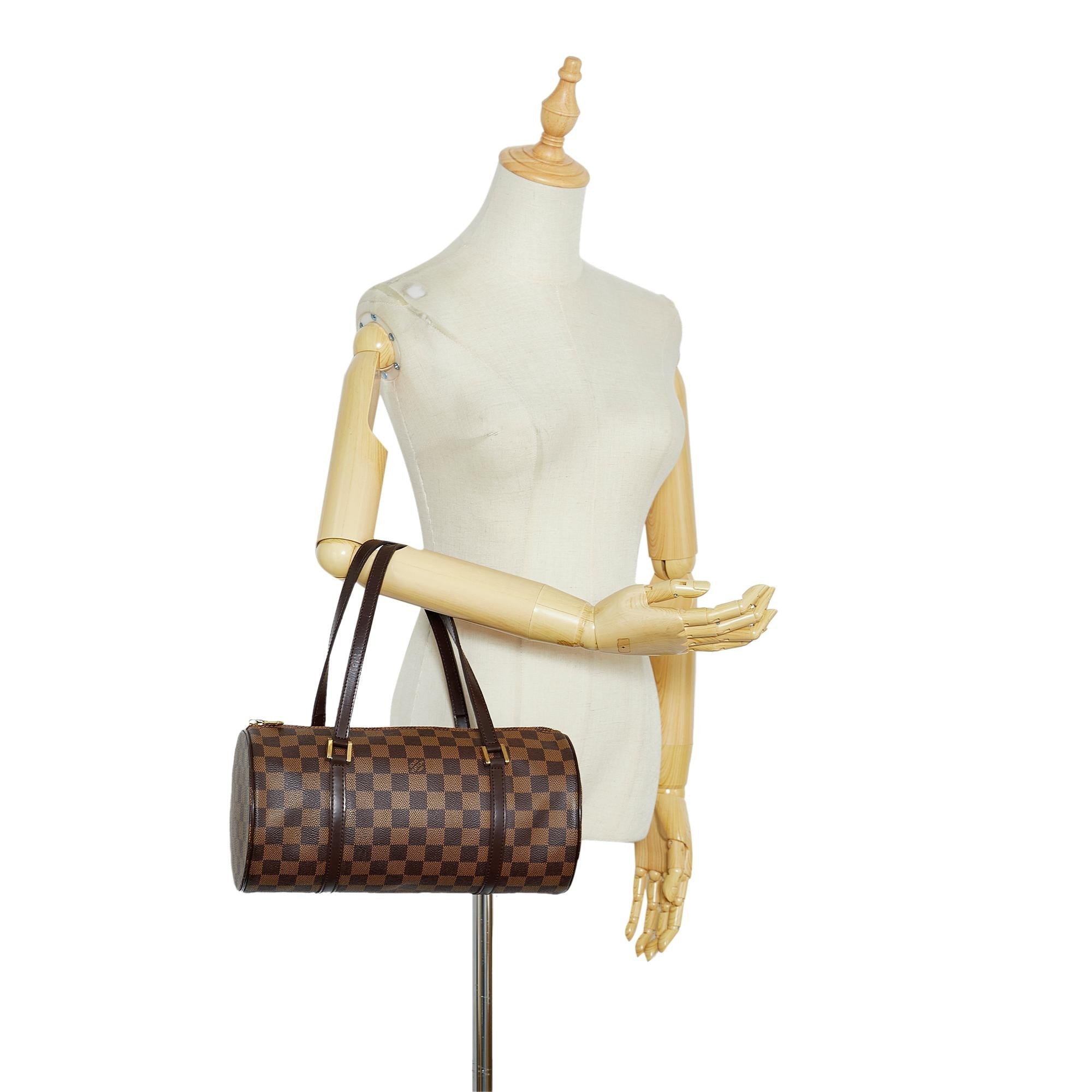 Louis Vuitton Damier Ebene Papillon 30 (SHG-NEqp6C)