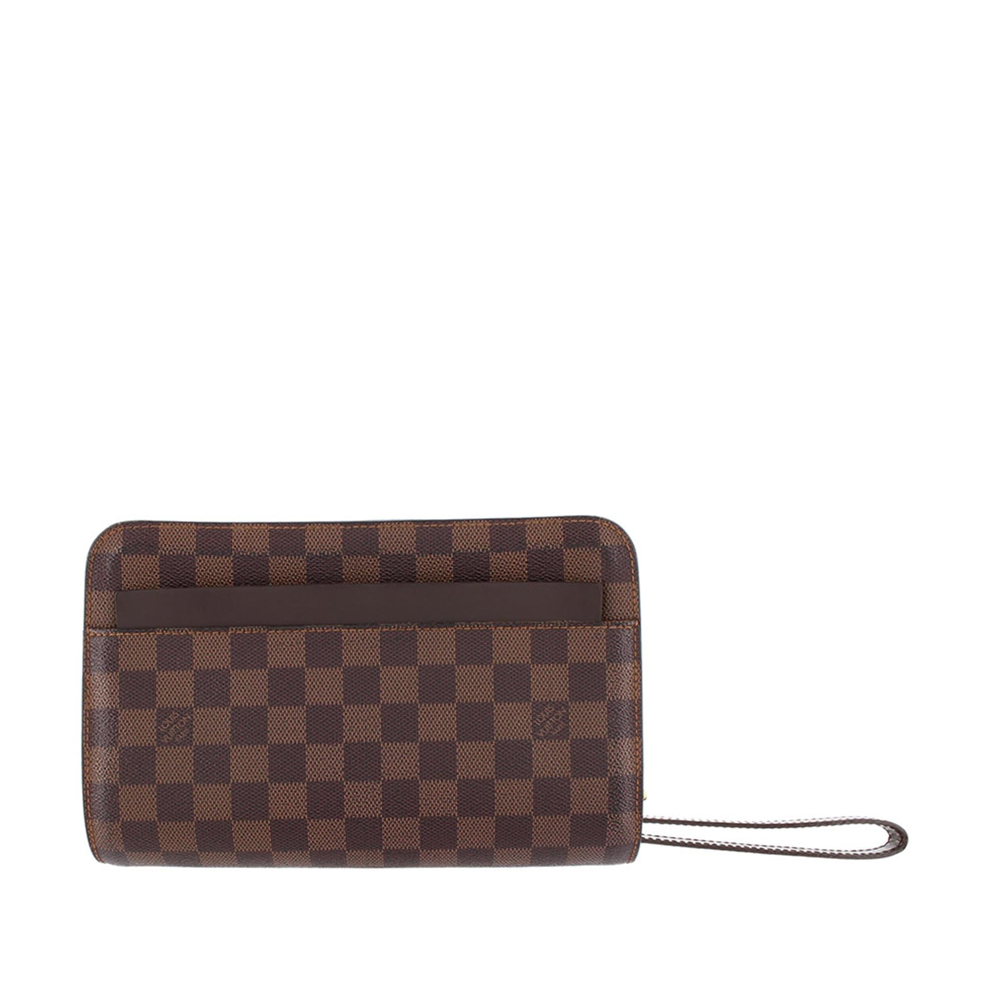 Louis Vuitton Damier Ebene Pochette Saint Louis (SHG-jEMUv1)