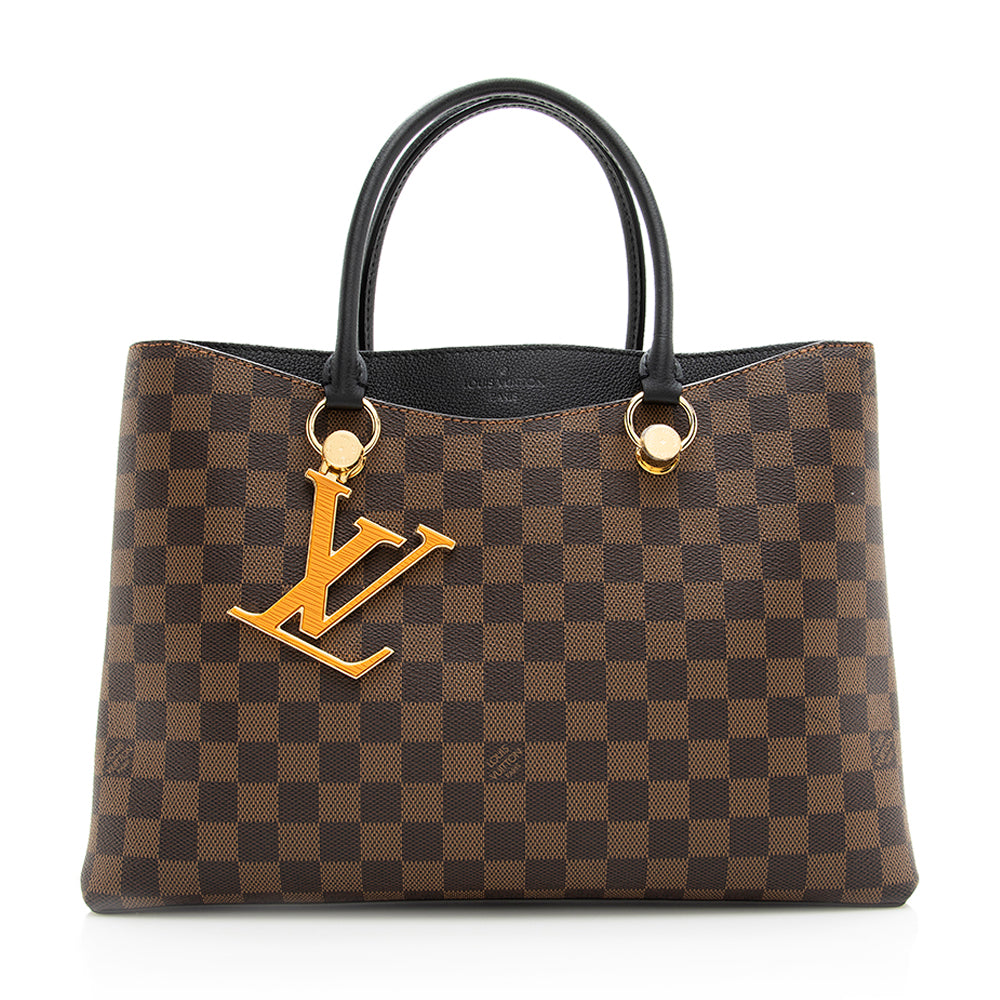 Louis Vuitton Damier Ebene Riverside Tote - FINAL SALE (SHF-19401)