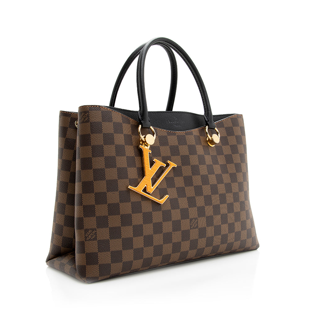 Louis Vuitton Damier Ebene Riverside Tote - FINAL SALE (SHF-19401)