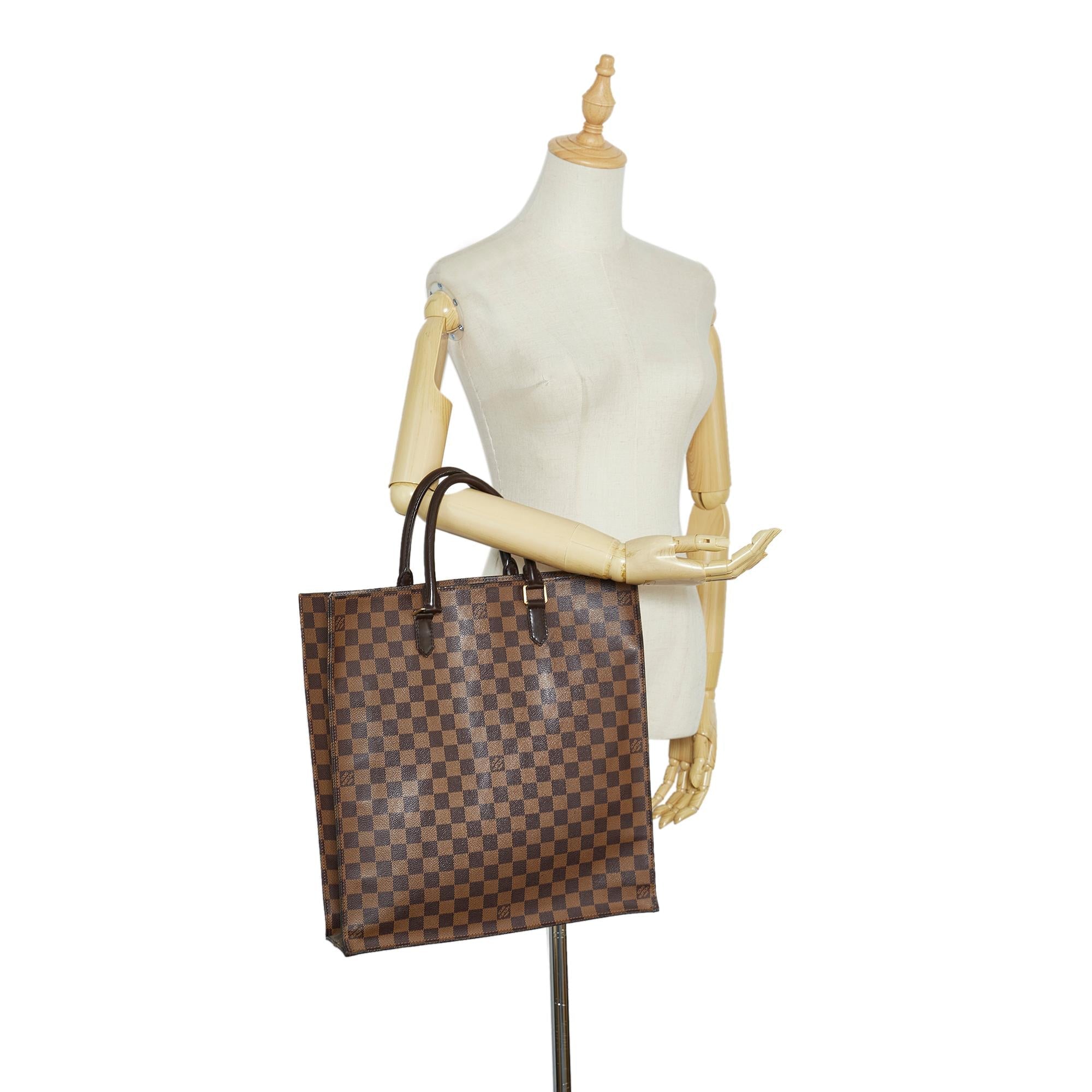 Louis Vuitton Damier Ebene Sac Plat (SHG-y4KhJR)