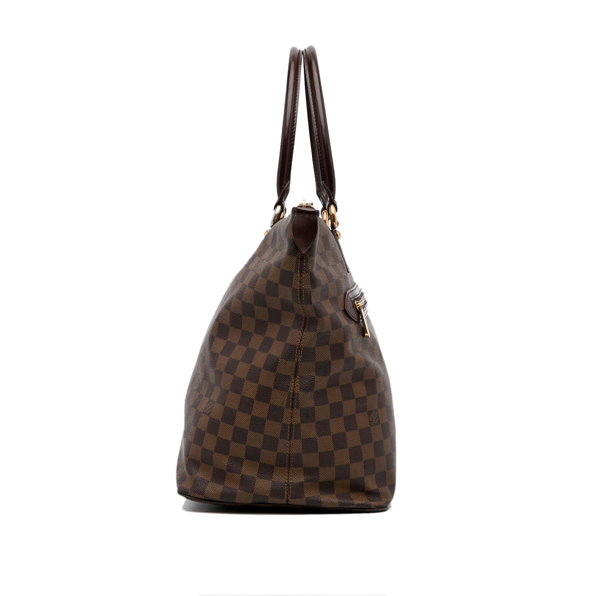 Louis Vuitton Damier Ebene Saleya GM (SHG-Ak1ZIk)
