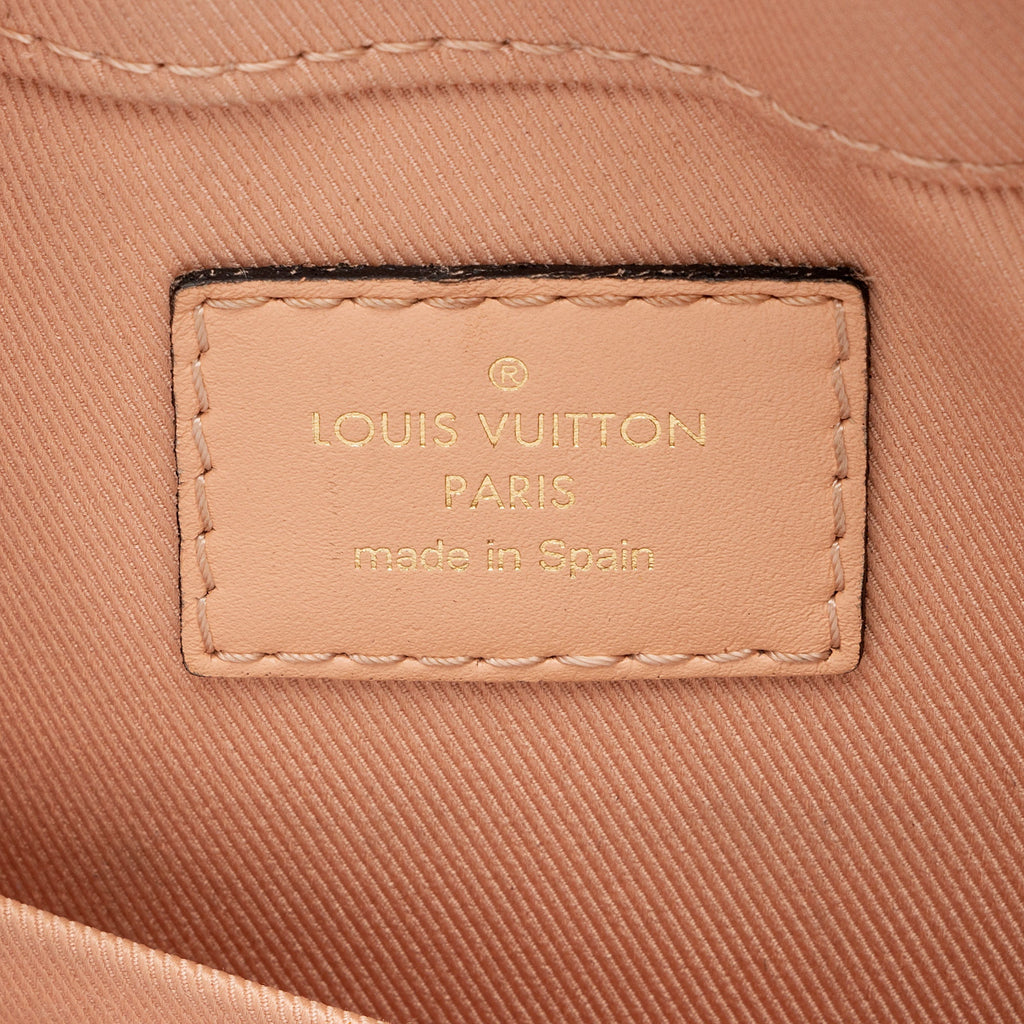 Louis Vuitton Damier Ebene Santa Monica Shoulder Bag (SHF-xbOCN7)