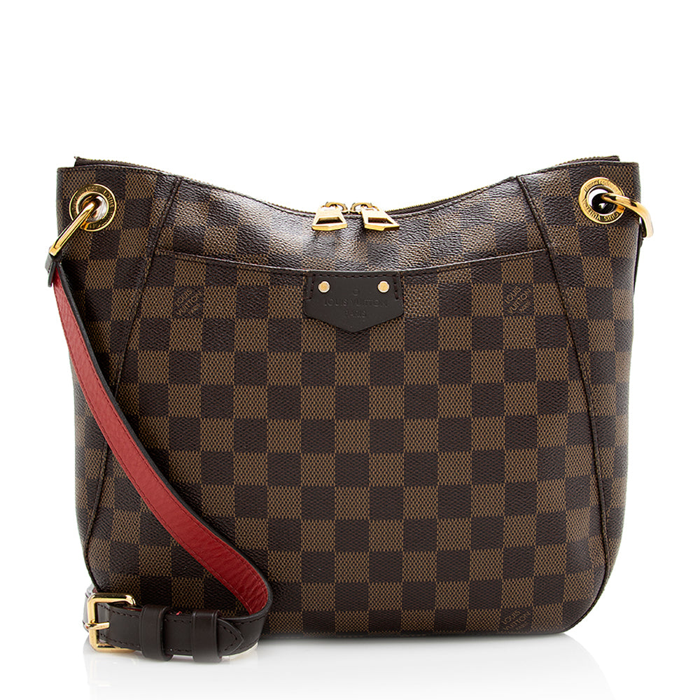 Louis Vuitton Damier Ebene South Bank Besace Shoulder Bag (SHF-21313)