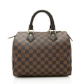 Louis Vuitton Damier Ebene Speedy 25 Satchel (SHF-21684)