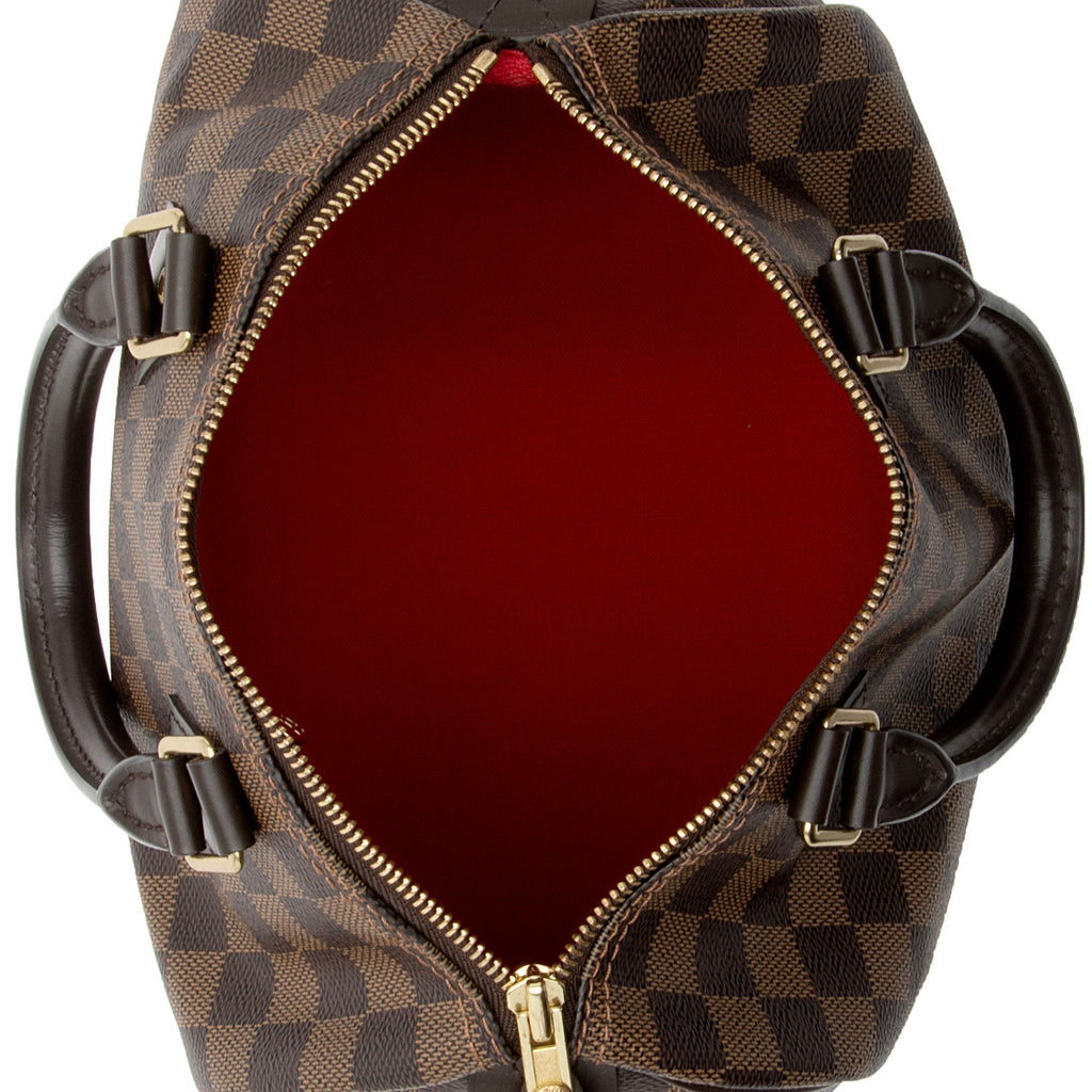 Louis Vuitton Damier Ebene Speedy 25 Satchel (SHF-dRJuLg)
