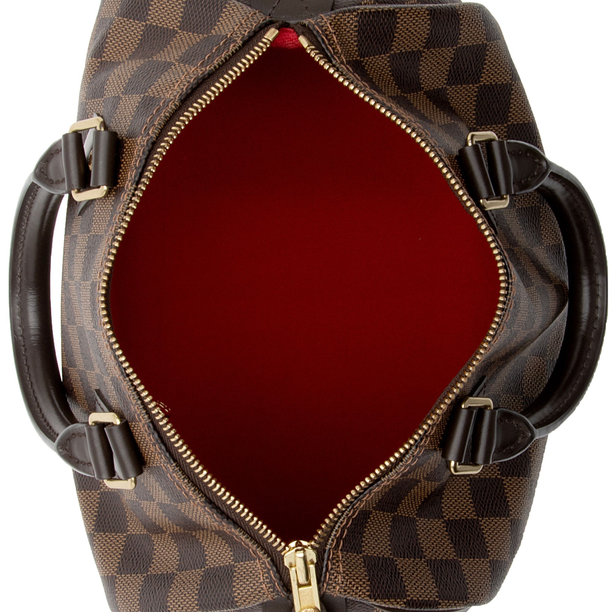Louis Vuitton Damier Ebene Speedy 25 Satchel (SHF-dRJuLg)