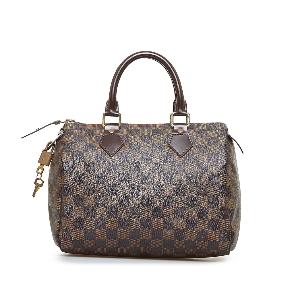 Louis Vuitton Damier Ebene Speedy 25 (SHG-KZUoFY)