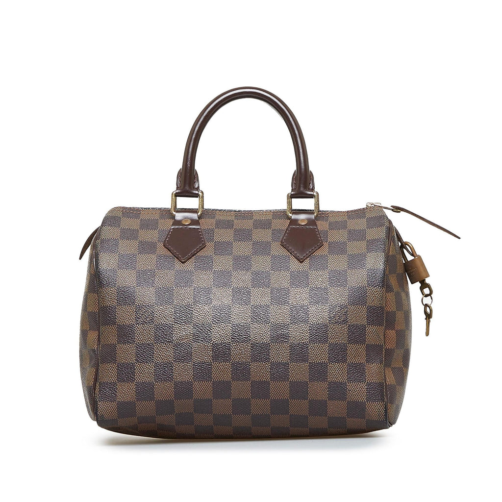 Louis Vuitton Damier Ebene Speedy 25 (SHG-KZUoFY)