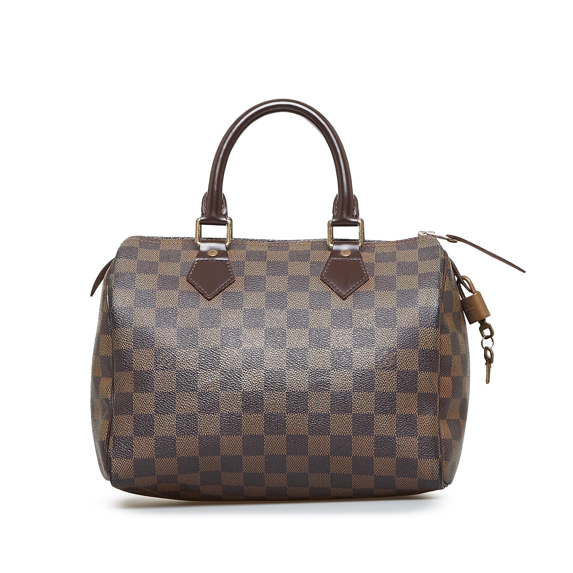 Louis Vuitton Damier Ebene Speedy 25 (SHG-KZUoFY)