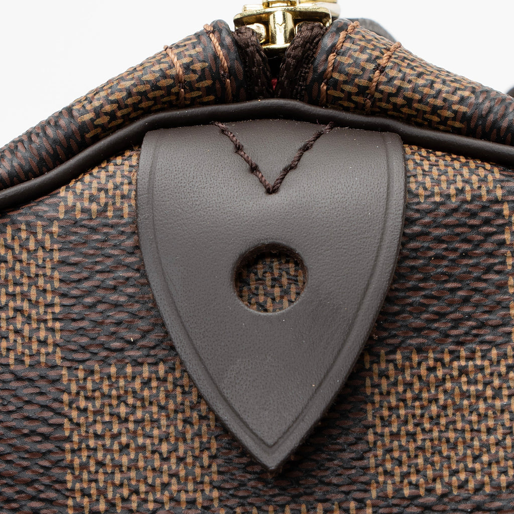 Louis Vuitton Damier Ebene Speedy 30 Satchel (SHF-22465)