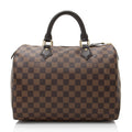 Louis Vuitton Damier Ebene Speedy 30 Satchel (SHF-22465)