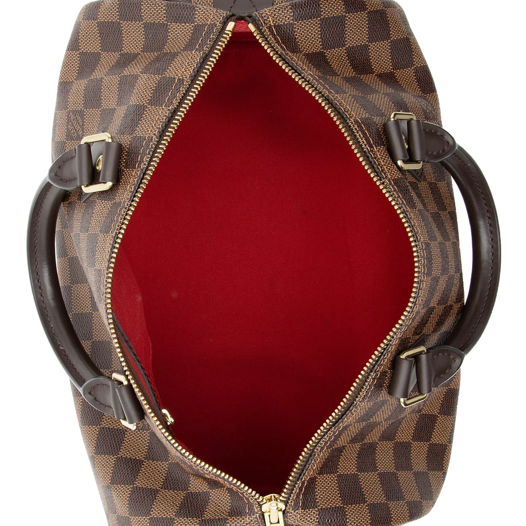 Louis Vuitton Damier Ebene Speedy 30 Satchel (SHF-22465)