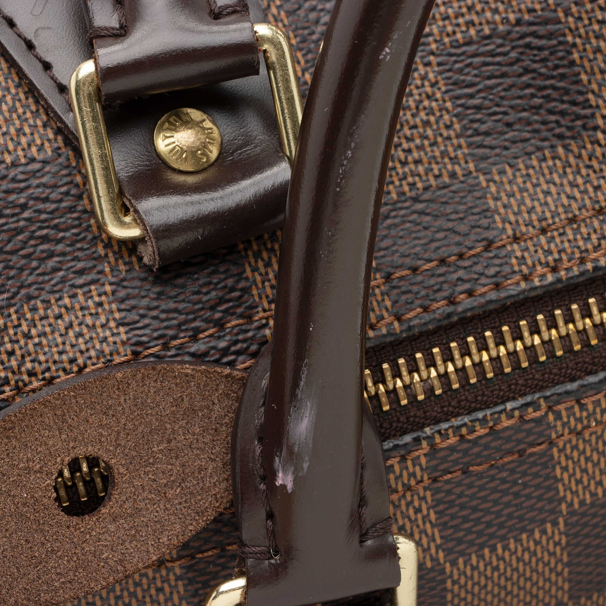 Louis Vuitton Damier Ebene Speedy 30 Satchel (SHF-nem96E)