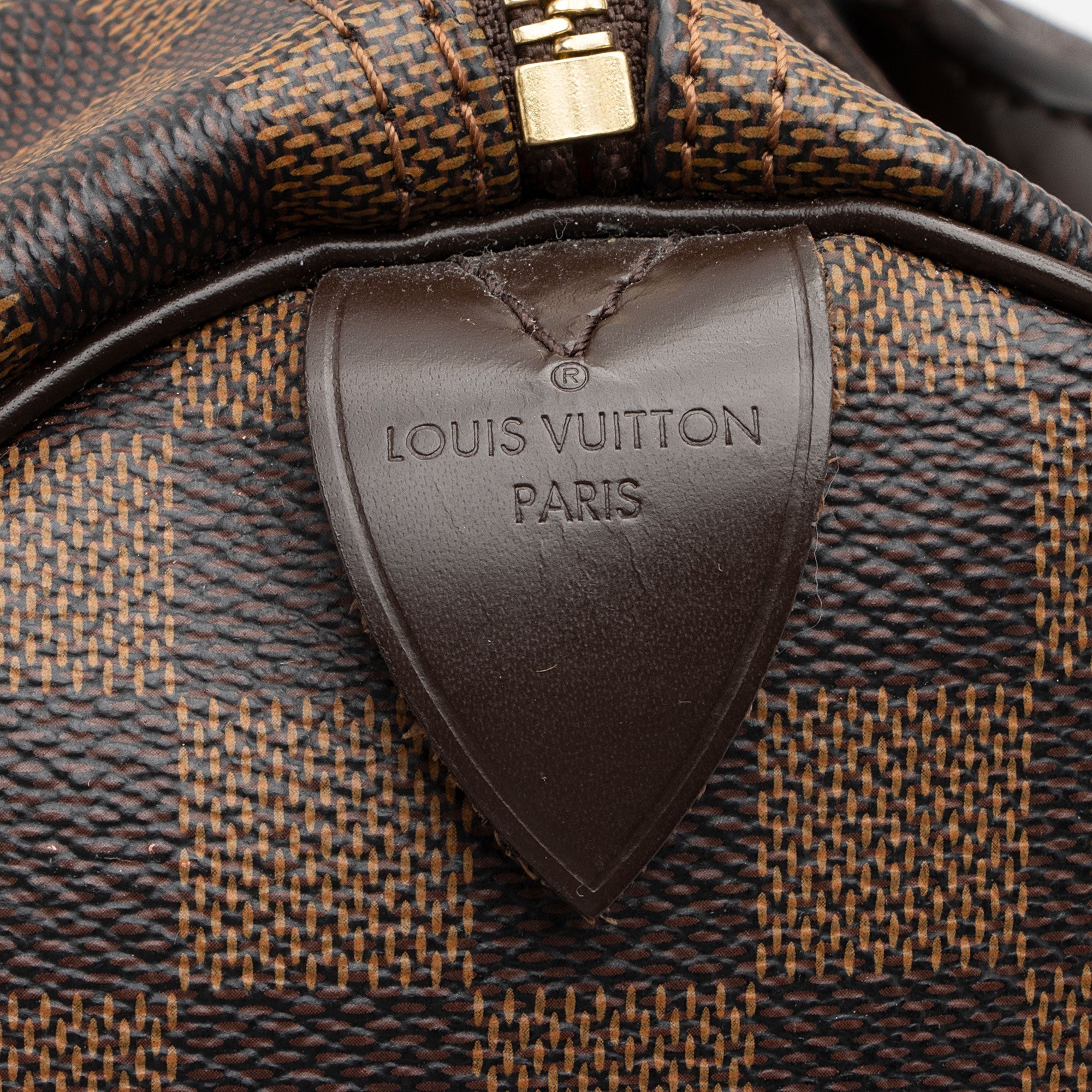 Louis Vuitton Damier Ebene Speedy 30 Satchel (SHF-nem96E)