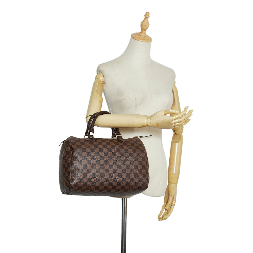Louis Vuitton Damier Ebene Speedy 30 (SHG-p0ig8B)