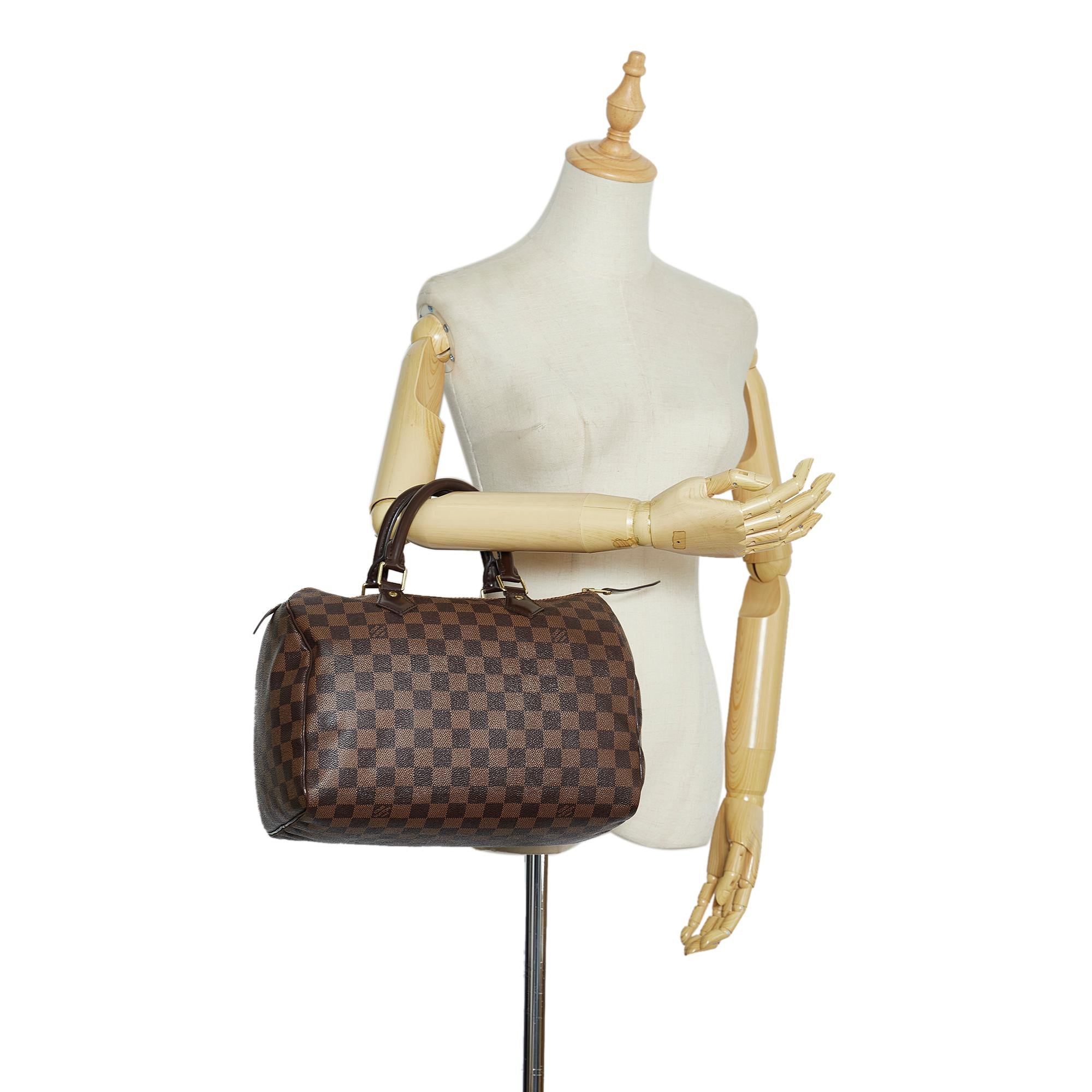 Louis Vuitton Damier Ebene Speedy 30 (SHG-p0ig8B)