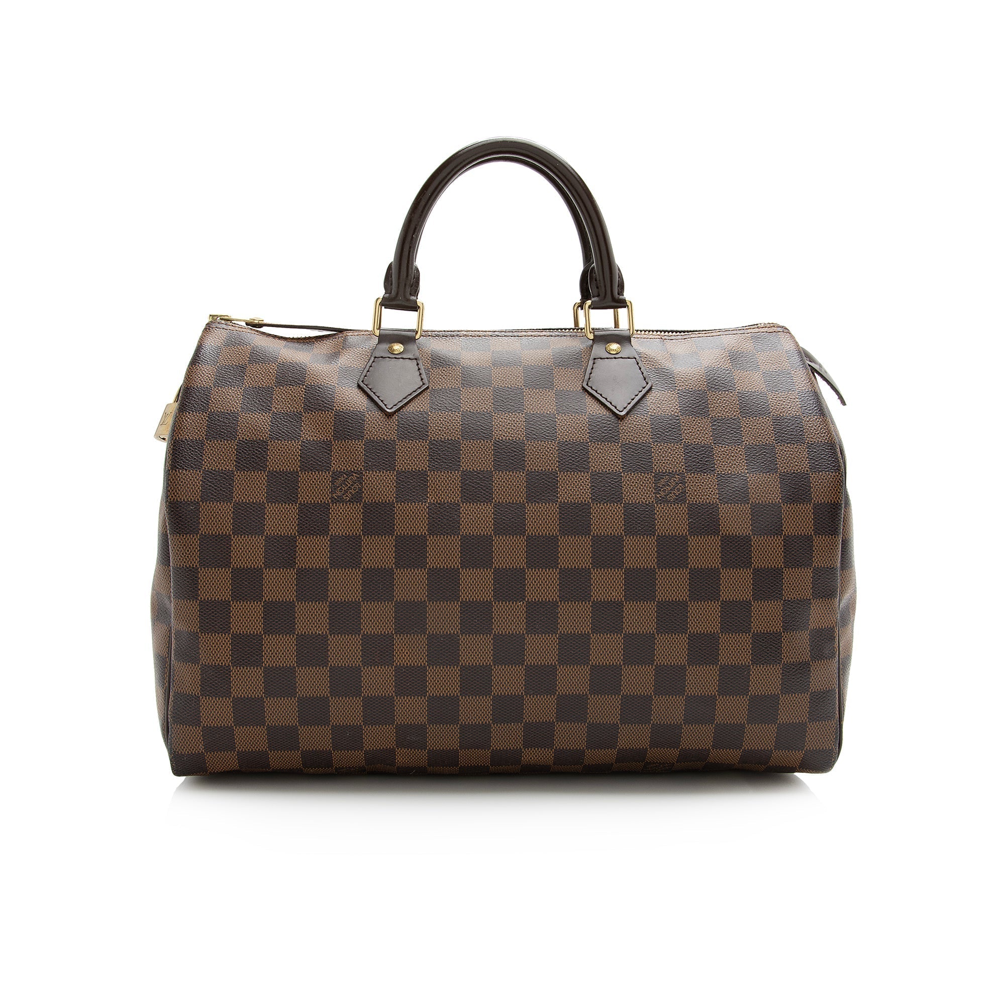 Louis Vuitton Damier Ebene Speedy 35 Satchel (SHF-22618)