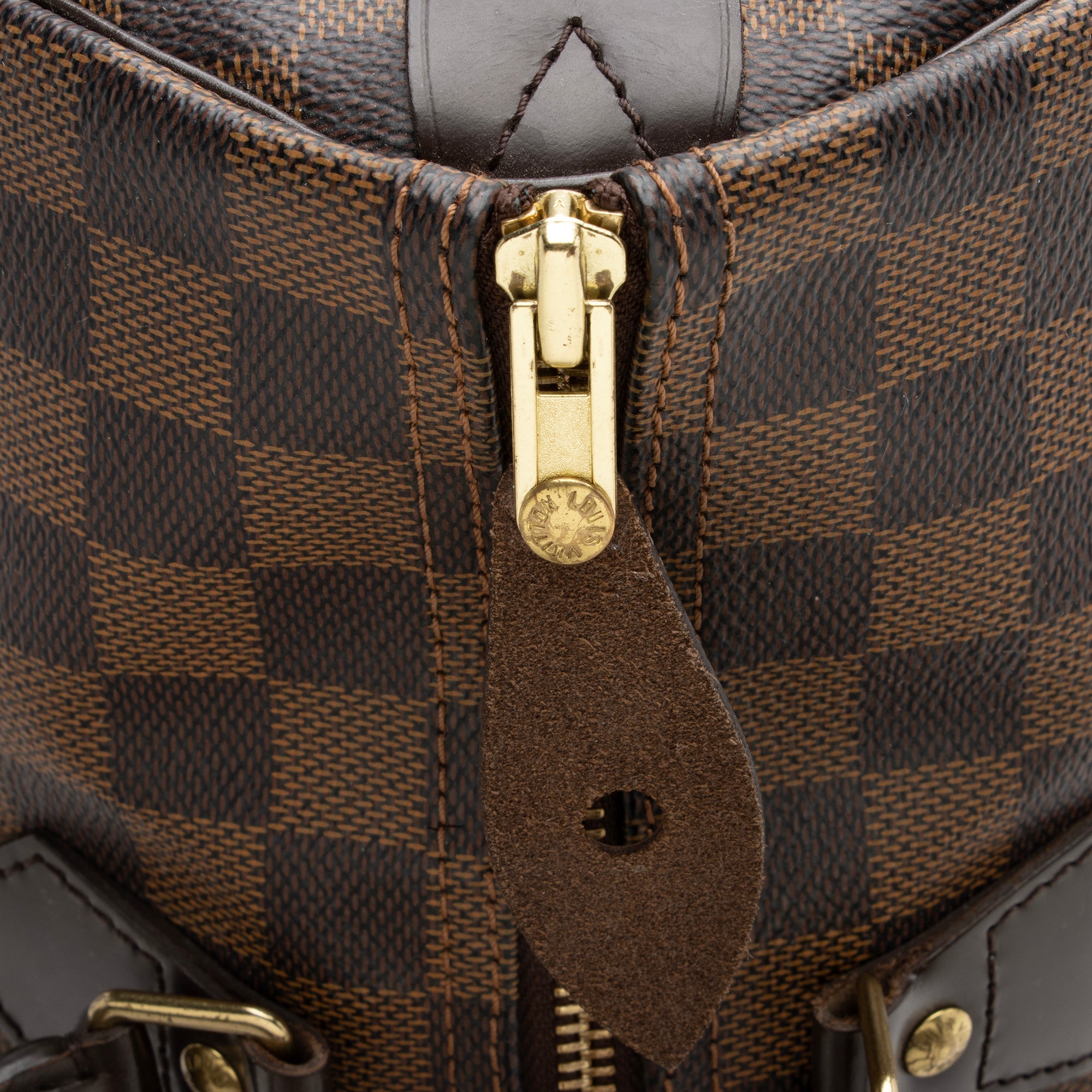 Louis Vuitton Damier Ebene Speedy 35 Satchel (SHF-22618)