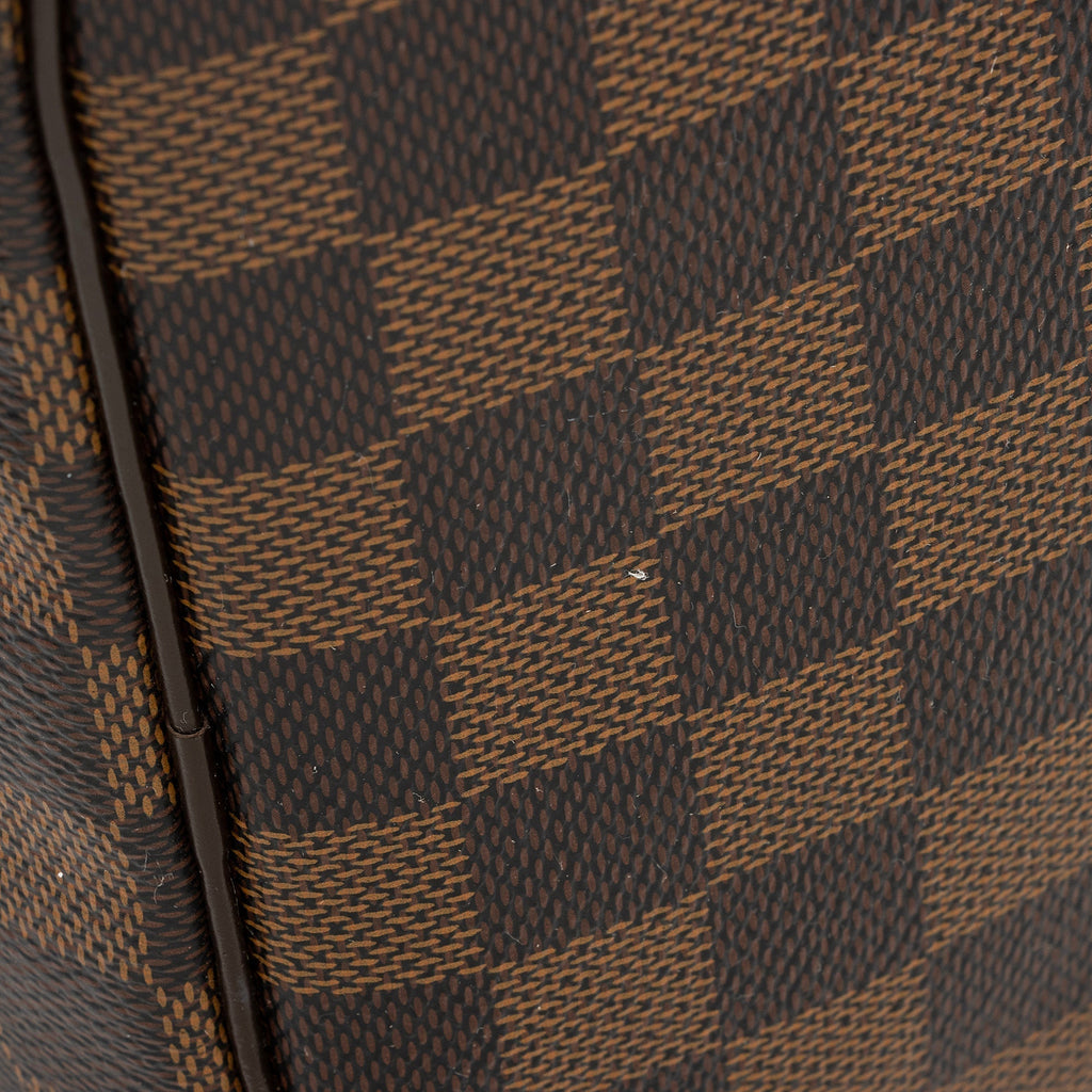 Louis Vuitton Damier Ebene Speedy 35 Satchel (SHF-22618)