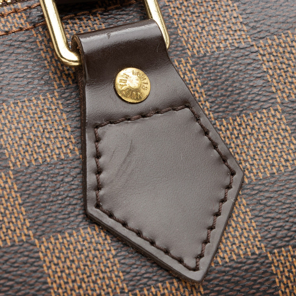 Louis Vuitton Damier Ebene Speedy 35 Satchel (SHF-22618)