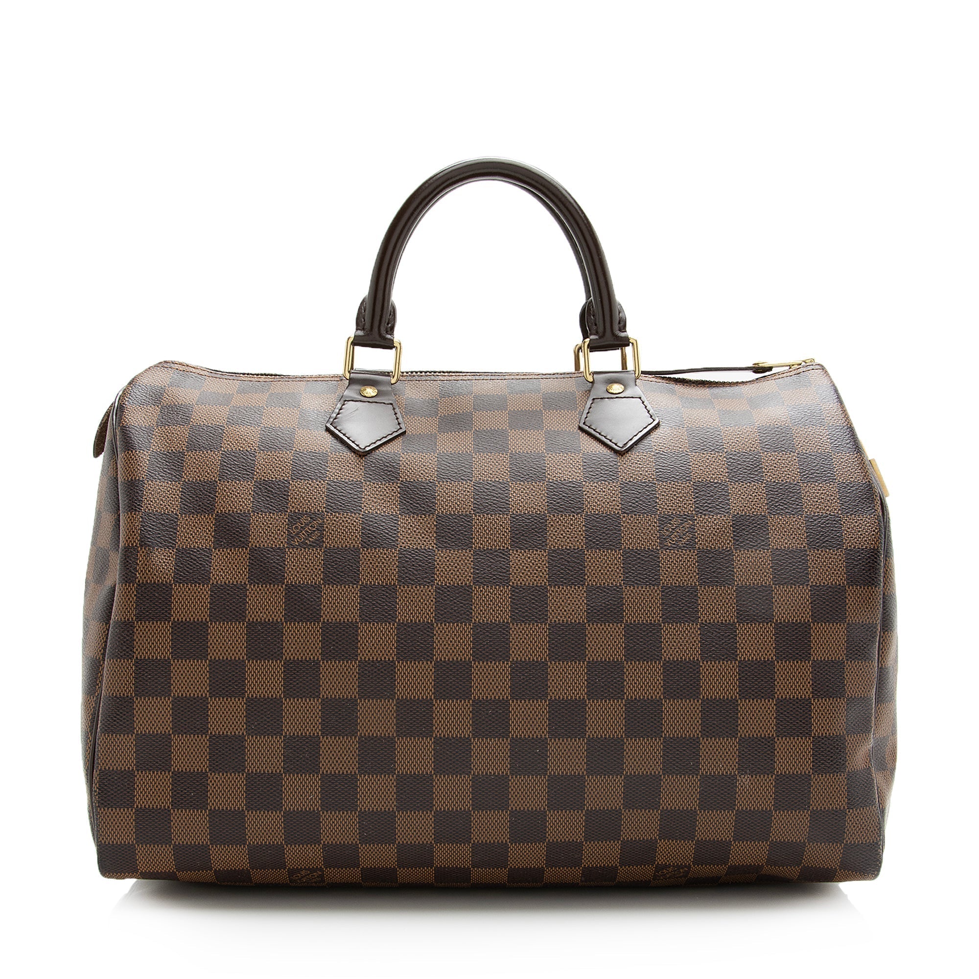 Louis Vuitton Damier Ebene Speedy 35 Satchel (SHF-22618)