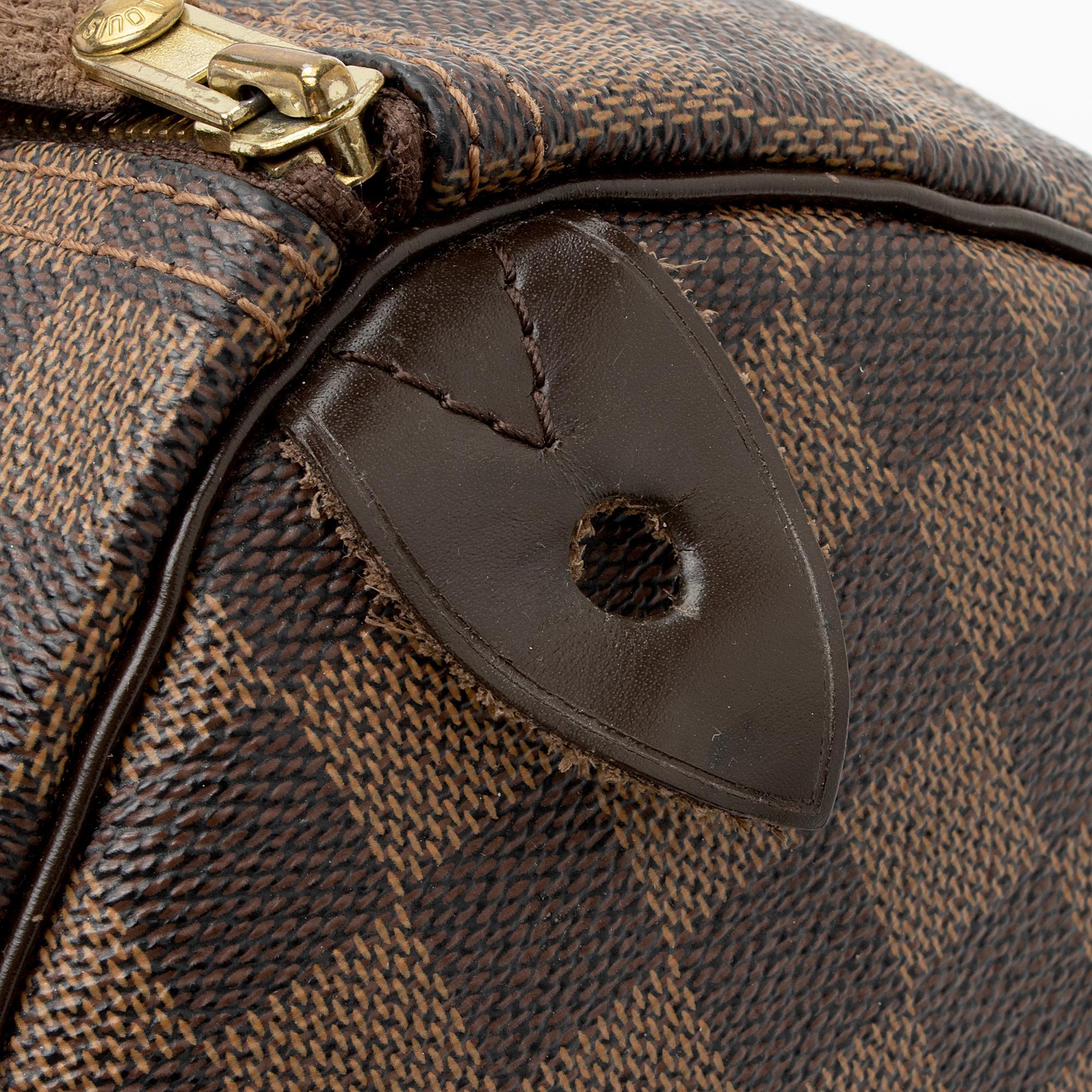 Louis Vuitton Damier Ebene Speedy 35 Satchel (SHF-ornY4j)